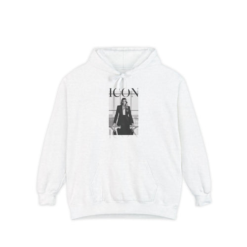 Melania Icon Hoodie - Trendy Garment-Dyed Sweatshirt for Everyday Style